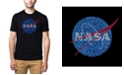 LA Pop Art Mens Premium Blend Word Art T-Shirt - Nasa Meatball Logo
